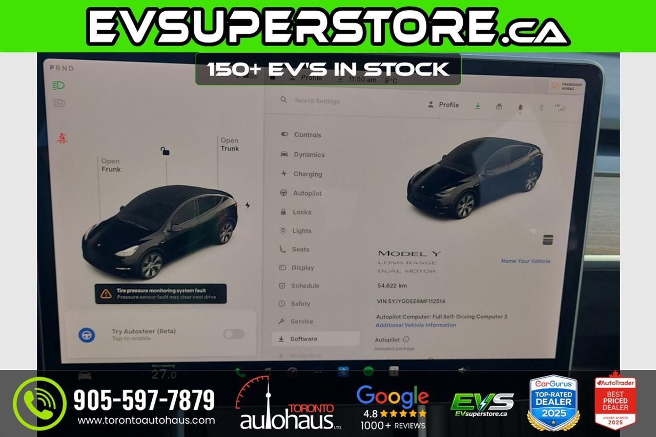 2021 Tesla Model Y LR AWD I OVER 100 TESLAS EVSUPERSTORE.CA Photo