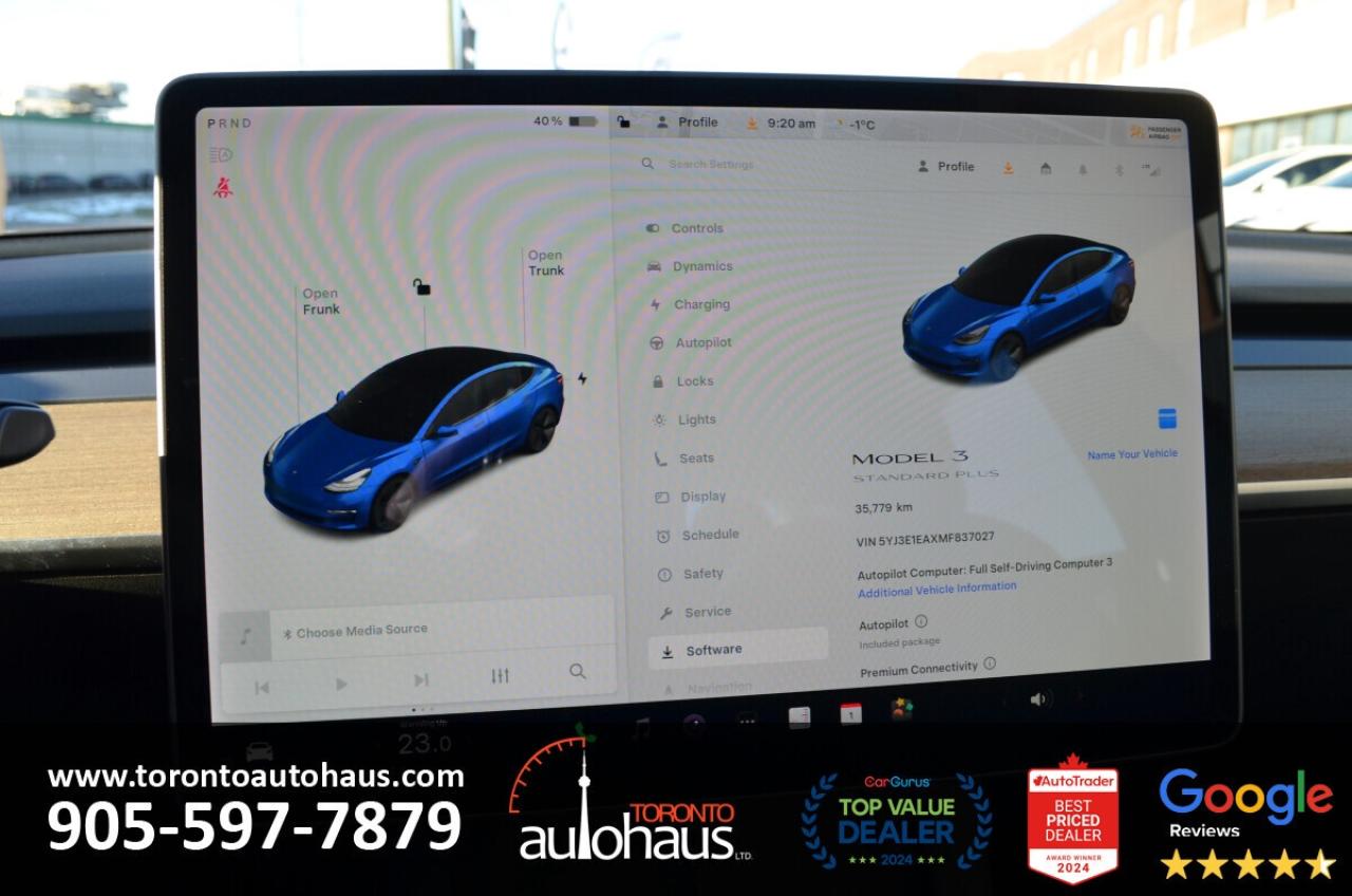 2021 Tesla Model 3 SR+ I OVER 100 TESLAS I EVSUPERSTORE.CA Photo