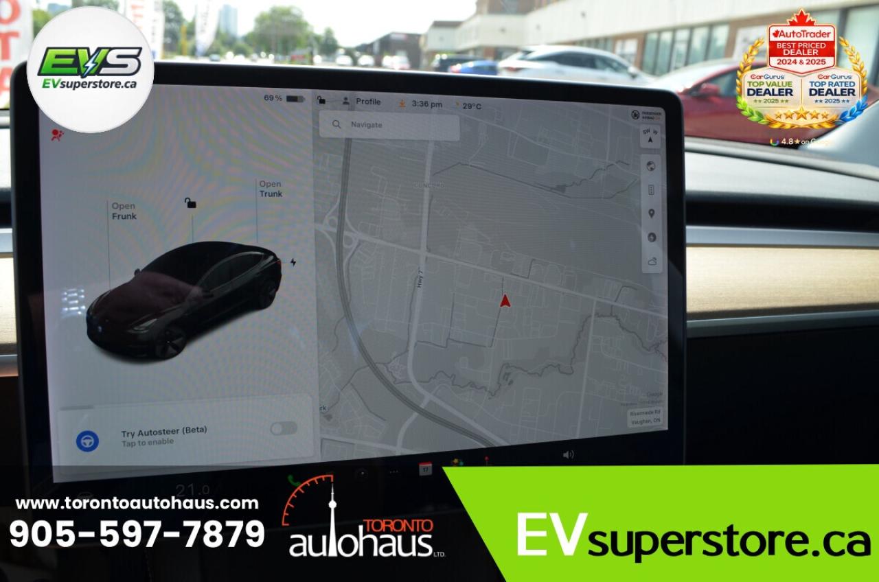 2021 Tesla Model 3 SR+ I OVER 100 TESLAS I EVSUPERSTORE.CA Photo