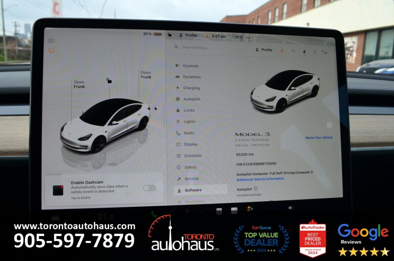 2022 Tesla Model 3 LR AWD I OVER 100 TESLAS EVSUPERSTORE.CA Photo