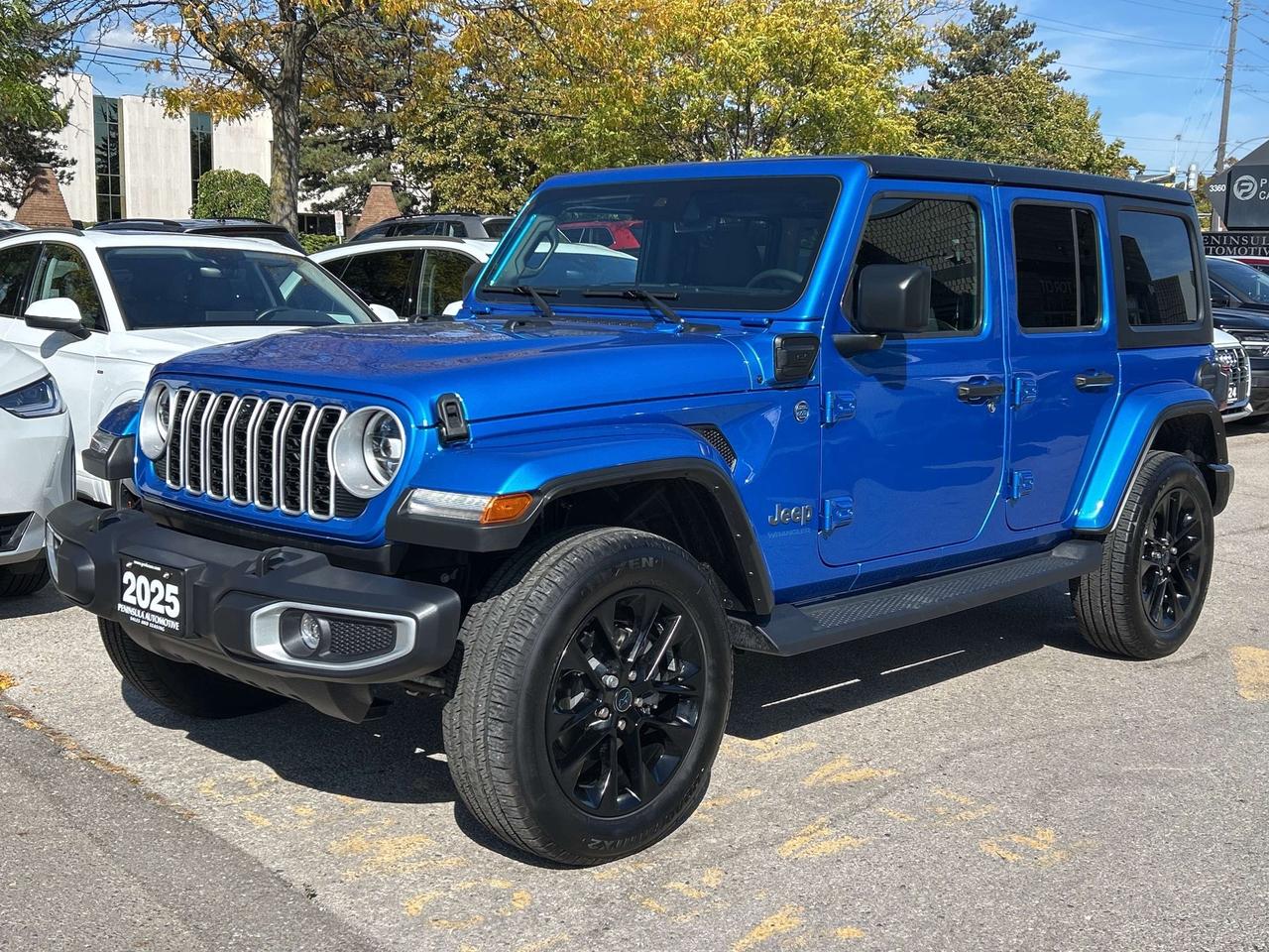 2025 Jeep Wrangler PLUG-IN HYBRID,TECH GROUP,SAFETY GROUP,NAV,CARPLAY Photo