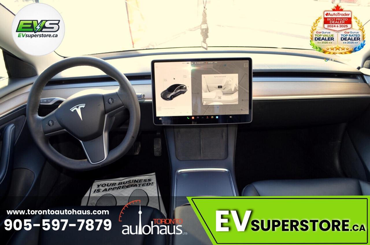 2022 Tesla Model 3 LR AWD I OVER 100 TESLAS EVSUPERSTORE.CA Photo