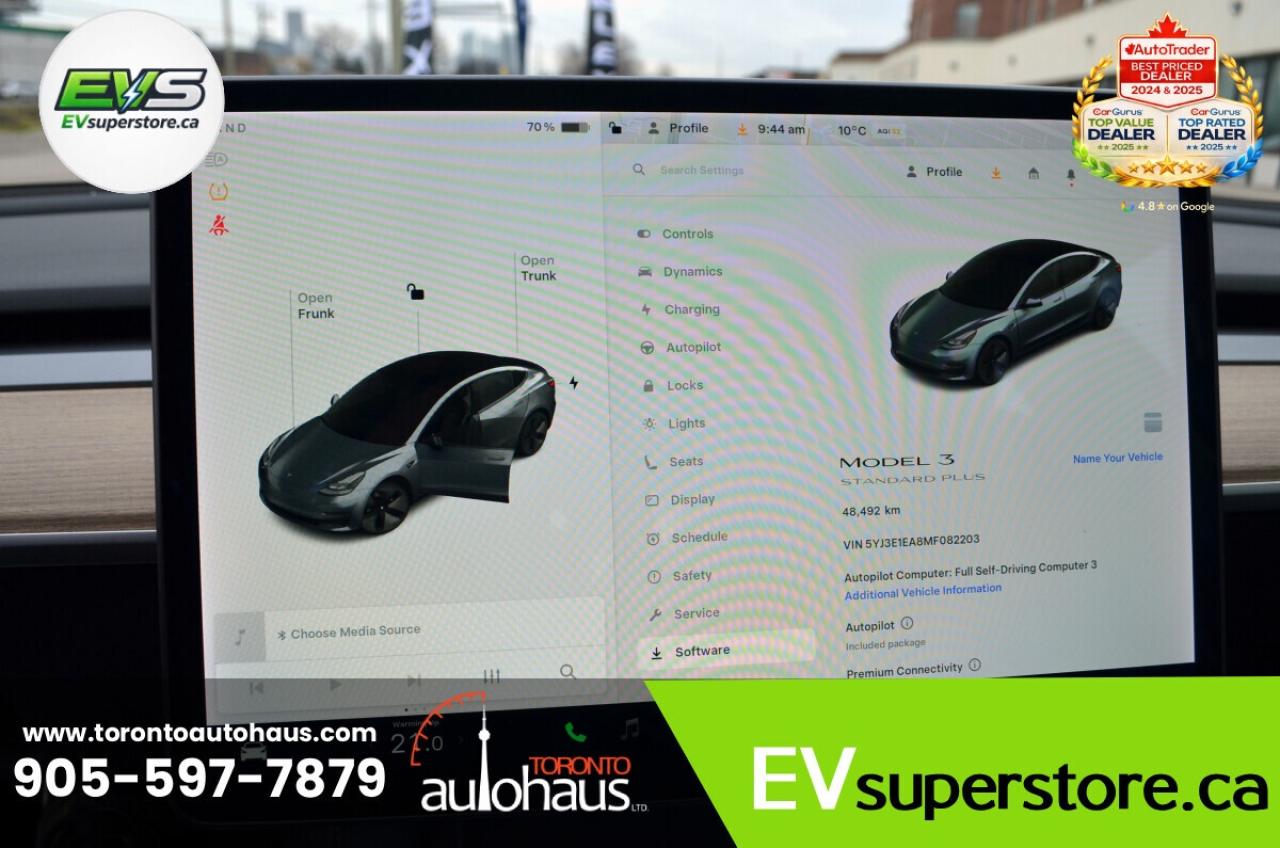 2021 Tesla Model 3 SR+ I OVER 100 TESLAS I EVSUPERSTORE.CA Photo