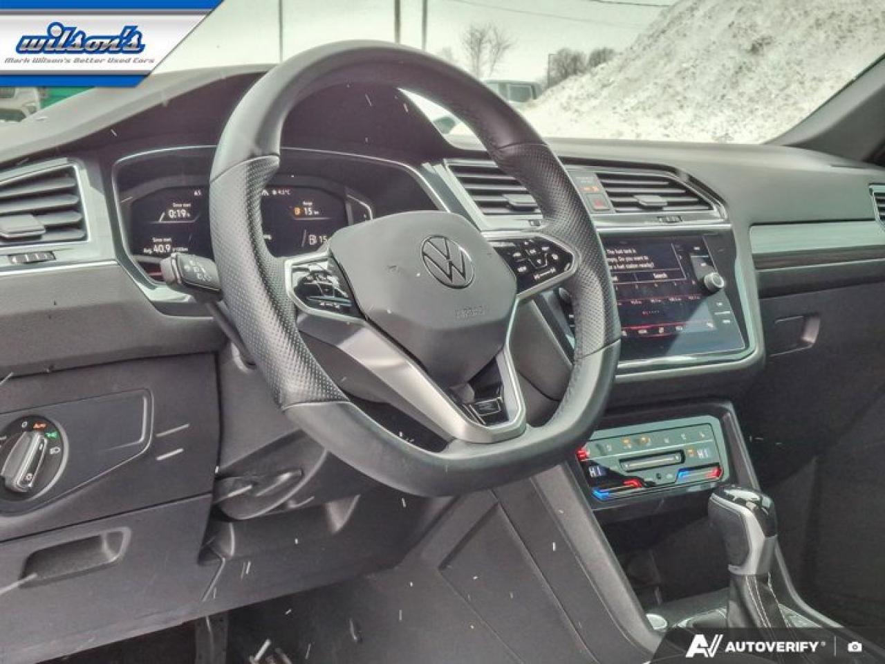 2023 Volkswagen Tiguan Highline R-Line 4Motion | Leather | Pano Roof | Heated Seats + Steering | Adaptive Cruise and More ! Photo