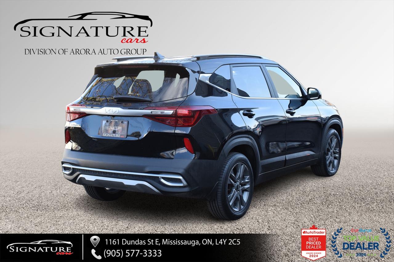 2023 Kia Seltos EX AWD / NO ACCIDENT / SUNROOF/LEATHER/CARPLAY/BSM Photo3