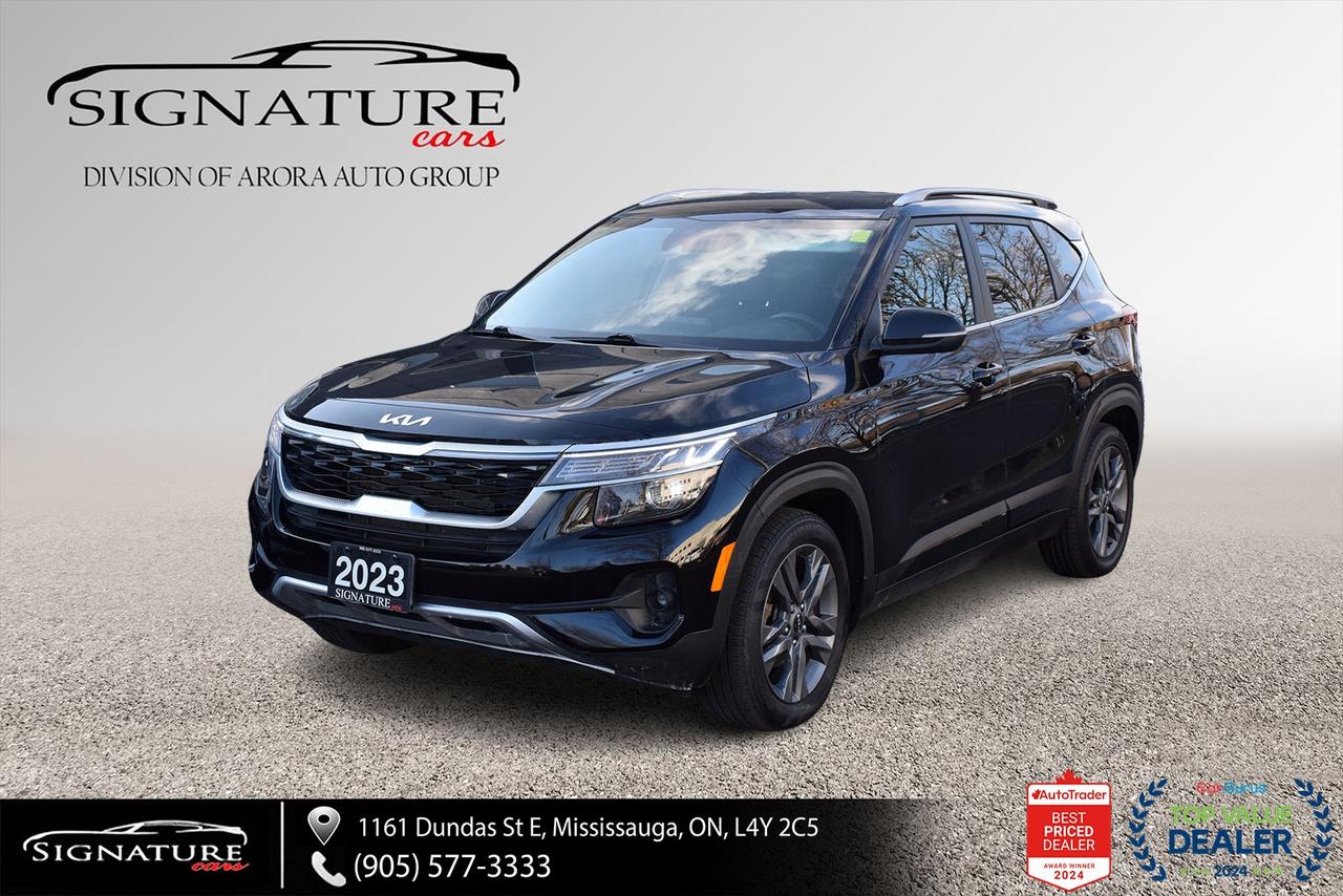 2023 Kia Seltos EX AWD No Accident Sunroof Leather Carplay BSM Photo