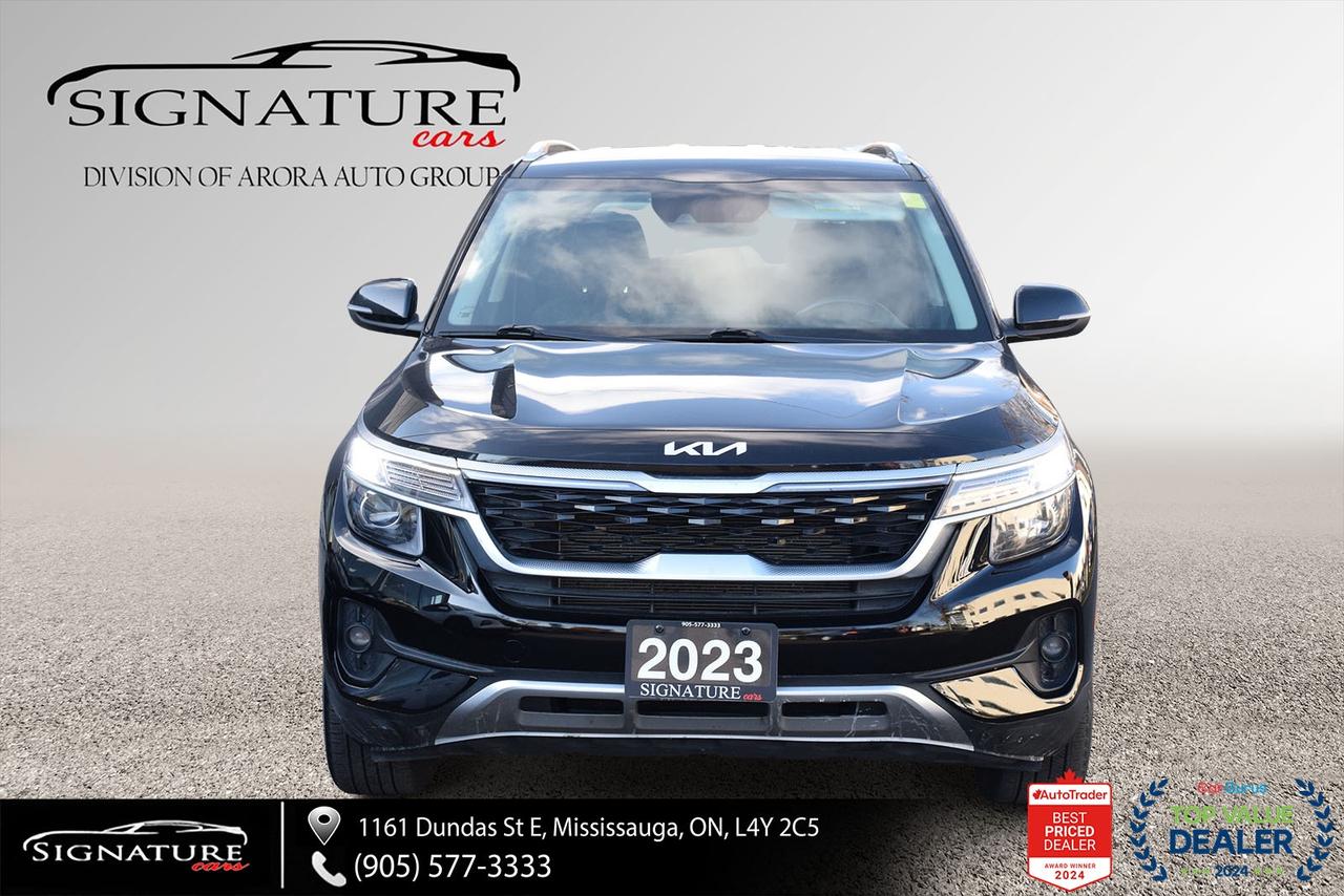 2023 Kia Seltos EX AWD No Accident Sunroof Leather Carplay BSM Photo