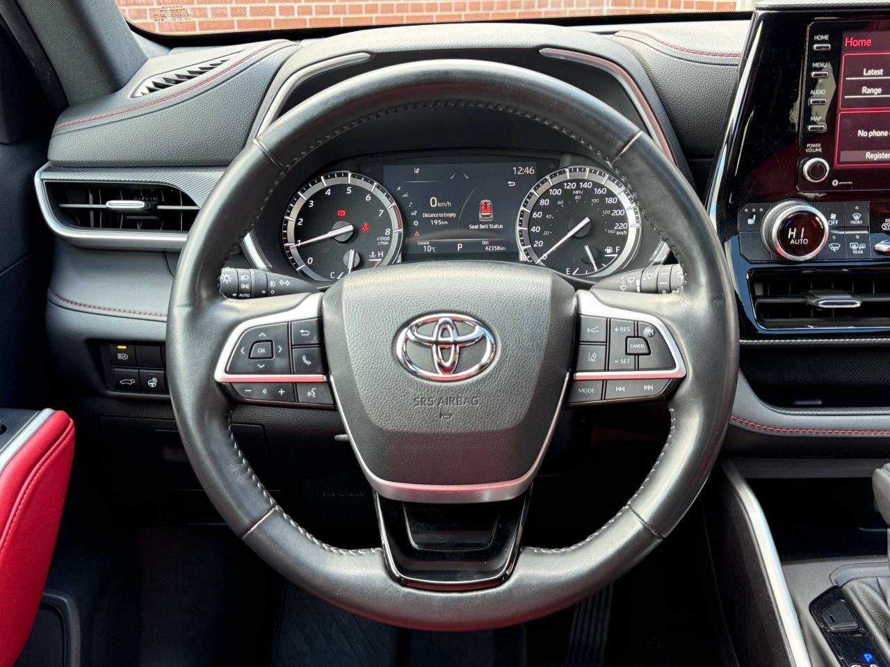 2022 Toyota Highlander XSE   AWD   NO ACCIDENT   SUNROOF   RED LEATHER SE Photo