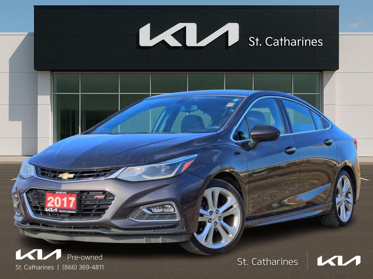 2017 Chevrolet Cruze Premier   Htd Seats   Turbocharged   Wi-Fi Hotspot Photo0
