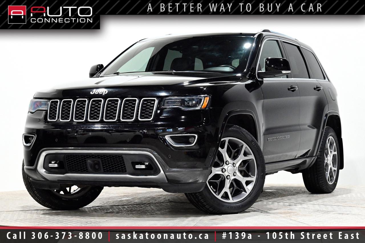 <p><span>Financing & Warranty Available!</span><span><br></span><span><br></span><span></span><span>Low Kilometers! - Tons of Features! - SK Vehicle</span><span><br></span><span><br>Turn heads in this low-kilometer, Saskatchewan-local <b>2018 Jeep Grand Cherokee Sterling Edition</b> at Saskatoon Auto Connection - a refined SUV that pairs presence with real-world practicality. Its Diamond Black Crystal Pearl finish and Sterling Edition accents give the Grand Cherokee a striking, upscale look that hints at the premium experience inside. Slide into the Black leather cabin and you will find heated seating front and rear, thoughtful metal trim, and a dual-pane panoramic moonroof that lift every drive. Beneath the hood the smooth 3.6L Pentastar V6 and capable 4x4 system deliver confident acceleration and sure-footed handling whether you are on city streets or gravel country roads. Modern life is effortless with seamless smartphone integration, an intuitive touchscreen navigation system, and an Alpine sound setup that makes every playlist sound better. Cutting-edge driver aids - from adaptive cruise to lane-keeping and forward collision intervention - work quietly to protect you and your passengers. Maneuvering and daily errands are simplified with remote start, a hands-free power liftgate, and intelligent parking assistance that take the stress out of tight spots. Finished with 20-inch heritage wheels, refined grille details, and subtle platinum touches, this Grand Cherokee balances rugged capability with luxury appointments. Stop by Saskatoon Auto Connection to see it in person and experience a low-kilometer Sterling Edition that is ready for your next adventure.<br><br></span><span>Key Features:</span><span><br></span><span><br>- 4x4<br>- Sterling Edition Luxury Group<br>- Jeep Active Safety Group<br>- Heated Front & Rear Two-Tone Leather Seats<br>- Remote Start<br>- Apple CarPlay & Android Auto Compatibility<br>- Adaptive Cruise Control<br>- GPS Navigation<br>- Dual-Pane Panoramic Moonroof<br>- 9-Speaker Alpine Premium Sound System w/ Subwoofer<br>- Park-Sense Rear Park Assist System<br>- ParkView Rear Back-Up Camera<br>- Parallel & Perpendicular Park Assist<br>- Lane Departure Warning & Lane Keep Assist<br>- Forward Collision Warning w/ Active Braking<br>- Advanced Brake Assist<br>- Automatic High Beam Headlamps<br>- Bi-Xenon HID Headlamps w/ Automatic Levelling System<br>- Power Liftgate<br>- Rain-Sensing Windshield Wipers<br>- Dual-Zone Automatic Climate Control<br>- Uconnect 4C NAV w/ 8.4-Inch Display<br>- 7-Inch In-Cluster Customizable Display<br>- Keyless Enter n Go w/ Push-Button Start<br>- Interior Metal Package<br>- Drivers Seat Memory Settings<br>- LED Fog Lights<br>- LED Daytime Running Lights<br>- Body-Colour/Platinum Front & Rear Fascias<br>- Gloss Black/Platinum Grille<br>- Body-Colour Fender Flares<br>- Body-Colour Claddings<br>- Platinum Front Tow Hooks<br>- Platinum Side Roof Rails<br></span><span>- Active Noise Control System</span><span><br>- 20-Inch Heritage Aluminum Wheels<br>- 3.6L Pentastar 6-Cylinder Engine<br><br><b>Exterior Colour:</b> Diamond Black Crystal Pearl<br><b>Interior Colour:</b> Black Leather<br><br><b>Manufacturers Brochure:</b> </span><a href=https://www.xr793.com/wp-content/uploads/2022/07/2018-Jeep-Grand-Cherokee-CN.pdf target=_blank><span>https://www.xr793.com/wp-content/uploads/2022/07/2018-Jeep-Grand-Cherokee-CN.pdf</span></a><span><br><br></span><span>Unlock a full year of exclusive VIP benefits with your purchase! Enjoy 20% off labour, 25% off tires, free windshield stone chip repairs, and so much more. Visit saskatoonauto.ca for all the details.<br></span><span><br>Honesty Pricing eliminates the haggle hassle by providing you with our lowest possible selling price up front. In fact, it is the lowest price in our market, and we will prove it by disclosing a comprehensive market report of what our competitors are selling similar vehicles for.<br></span><span><br>This vehicle meets our Diamond Certification standard, which begins by selecting only premium quality vehicles and subjecting them to a much more comprehensive inspection process than typical dealerships use. Diamond Certified ensures a clean history, exceptional appearance and problem-free operation.<br></span><span><br>At Saskatoon Auto Connection we sell pre-owned automobiles the way we would like to buy them ourselves. Since 2008, we have been dedicated to providing the highest level of integrity and transparency in our industry, in combination with the highest quality vehicles at the most competitive prices in Saskatchewan. Our friendly staff is ready to positively redefine your expectations of the pre-owned automobile space.</span><span></span></p>