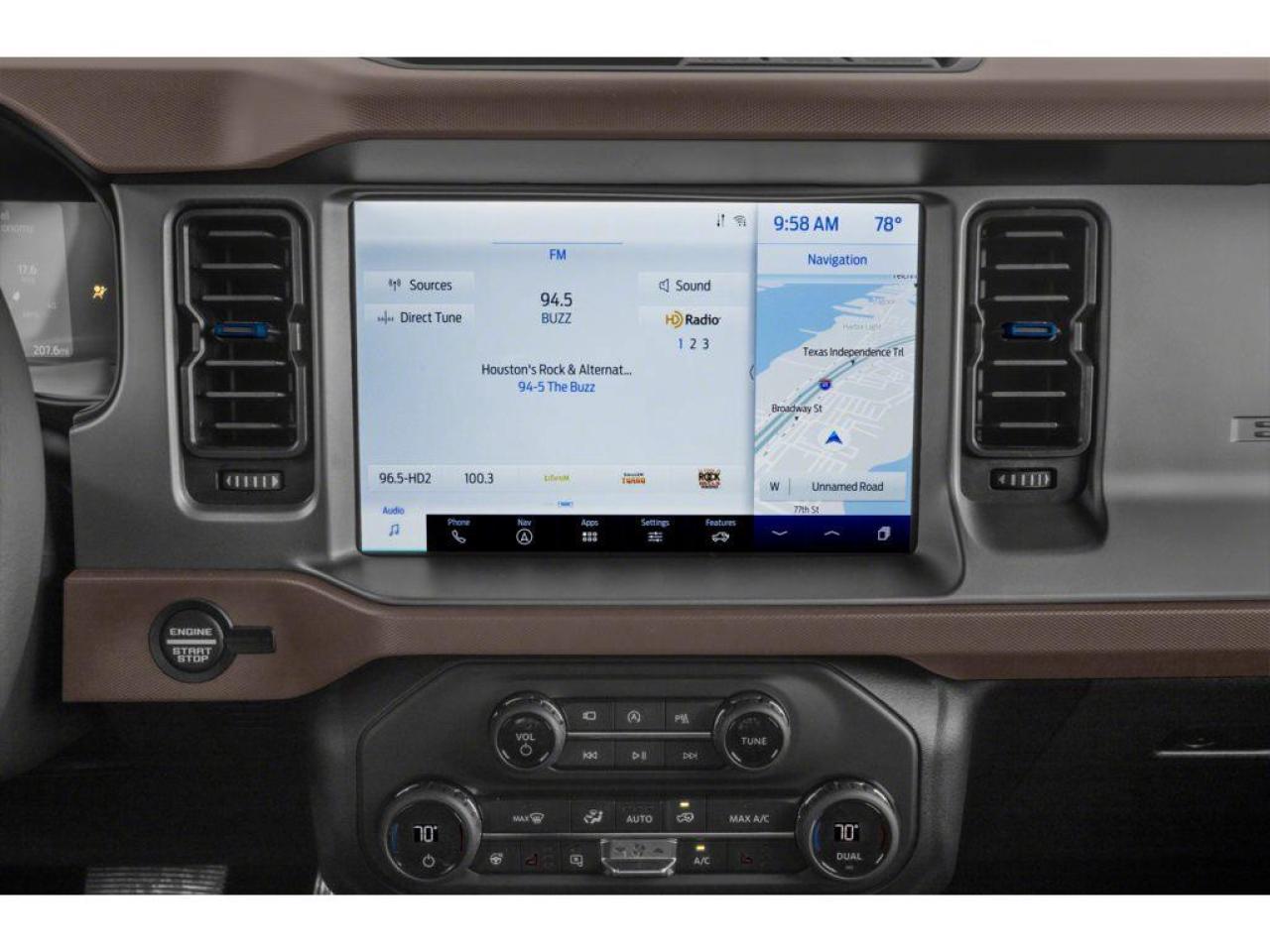 2021 Ford Bronco Outer Banks Leather | 12" Screen | Navigation | 360 Camera | Photo4