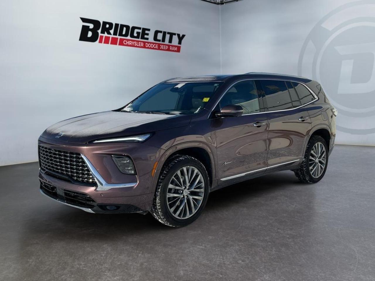 Used 2025 Buick Enclave Avenir 2.5L Turbo - Bose Sound - 7 Passenger Seating - Vented & Heated Leather Seats - Panoramic Sunroof - Local Trade In for sale in Lethbridge, AB