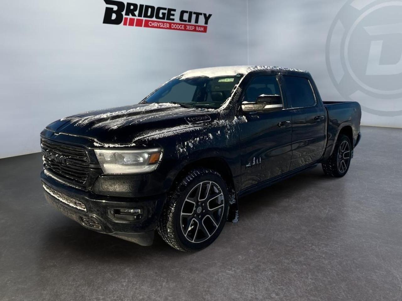Used 2021 RAM 1500 Sport 5.7L Hemi - Night Edition - Leather - Panoramic Sunroof - 22 Wheels - Power Side Steps - Alpine Sound - Local Trade In! for sale in Lethbridge, AB
