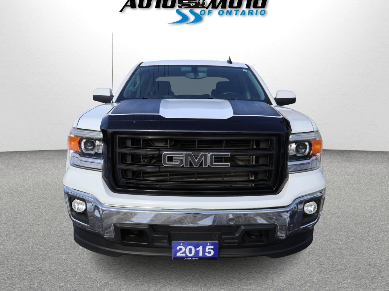 2015 GMC Sierra 1500 V8 SLE CREW 4WD CERTIFIED *ACCIDENT FREE*38 SERVICE RECORDS* CAMERA NAV BLUETOOTH LEATHER HEATED SEATS CRUISE ALLOYS - Photo #2