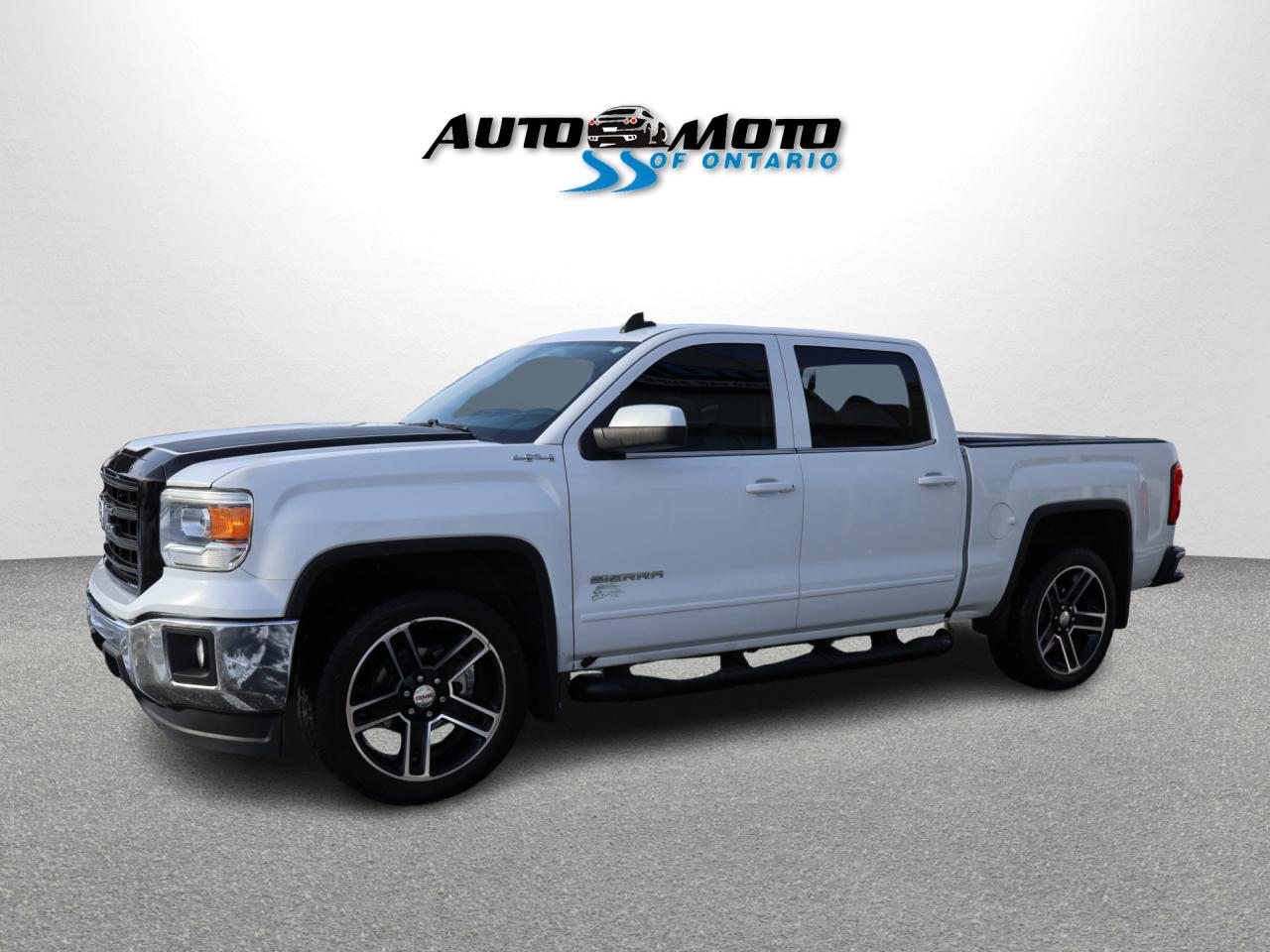 2015 GMC Sierra 1500 V8 SLE CREW 4WD CERTIFIED *ACCIDENT FREE*38 SERVICE RECORDS* CAMERA NAV BLUETOOTH LEATHER HEATED SEATS CRUISE ALLOYS Photo2