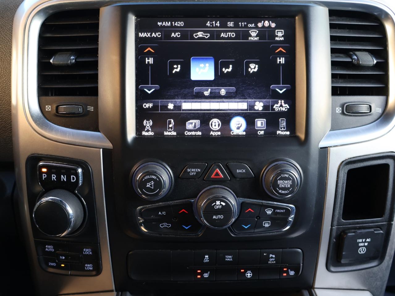 2017 RAM 1500 SLT-BIG HORN CERTIFIED 4WD *DIESEL*ACCIDENT FREE* CAMERA BLUETOOTH HEAT SEAT/STEERING CRUISE ALLOYS - Photo #22