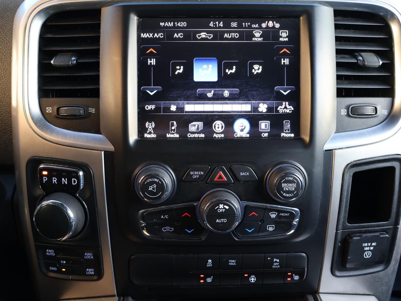 2017 RAM 1500 SLT-BIG HORN CERTIFIED 4WD *DIESEL*ACCIDENT FREE* CAMERA BLUETOOTH HEAT SEAT/STEERING CRUISE ALLOYS Photo