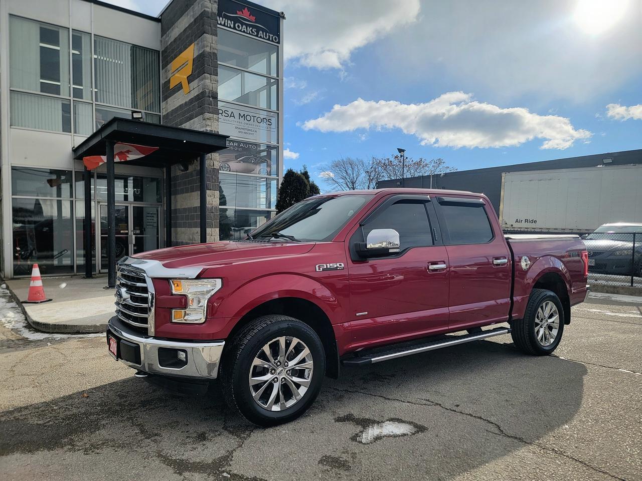 <p data-start=122 data-end=185><strong data-start=122 data-end=185>2016 Ford F-150 XTR &ndash; 3.5L V6, Heated Seats, Navi & Sunroof</strong></p><p data-start=187 data-end=396>SUPER CLEAN XTR Package F-150 with the strong 3.5L engine and all the right extras. Loaded with heated seats, factory navigation, and a sunroof &mdash; a rare combo for the XTR. Drives excellent and shows very well. Lots of service records. Clean carfax, local Ontario!! Call Today!</p><p data-start=398 data-end=892><strong data-start=398 data-end=411>Features:</strong><br data-start=411 data-end=414>&bull; 3.5L V6 engine<br data-start=430 data-end=433>&bull; Automatic transmission<br data-start=457 data-end=460>&bull; 4x4<br data-start=465 data-end=468>&bull; XTR chrome appearance package<br data-start=499 data-end=502>&bull; Chrome wheels & chrome running boards<br data-start=541 data-end=544>&bull; Heated front seats<br data-start=564 data-end=567>&bull; Factory navigation<br data-start=587 data-end=590>&bull; Sunroof<br data-start=599 data-end=602>&bull; Backup camera<br data-start=617 data-end=620>&bull; Bluetooth audio & hands-free<br data-start=650 data-end=653>&bull; Large touchscreen display<br data-start=680 data-end=683>&bull; Towing package<br data-start=699 data-end=702>&bull; Power windows, locks & mirrors<br data-start=734 data-end=737>&bull; Keyless entry<br data-start=752 data-end=755>&bull; Cruise control<br data-start=771 data-end=774>&bull; Air conditioning<br data-start=792 data-end=795>&bull; Steering wheel audio controls<br data-start=826 data-end=829>&bull; Split-folding rear bench<br data-start=855 data-end=858>&bull; Carpet Bed liner</p><p data-start=894 data-end=1082><strong data-start=894 data-end=913>Why this F-150?</strong><br data-start=913 data-end=916>A clean, well-equipped XTR with premium options rarely seen on this trim. Very well cared for, smooth on the road, strong engine, and ready for work or daily driving.</p><p><strong>Additional Certification Cost</strong>: The full certification cost for this vehicle is <strong>$790 + HST</strong>.</p><p><strong>What&rsquo;s Included with Certification</strong>:</p><ul><li>The vehicle will be delivered with a <strong>valid safety certification</strong> and a <strong>36-day safety item warranty</strong> for your peace of mind.</li><li>A <strong>fresh oil change</strong> will be performed, and all fluids will be topped up.</li><li>The vehicle will be <strong>professionally detailed</strong>, ensuring it looks and feels like new when you pick it up.</li></ul><p>At <strong>Twin Oaks Auto</strong>, we are committed to providing a <strong>hassle-free car buying experience</strong>. From your first inquiry to driving off in your new car, our goal is to get you on the road quickly and stress-free!</p><p><strong>Financing Options Available!</strong><br>Flexible financing options are available to suit your needs. Contact us for more details.</p><p><strong>Contact Us Today</strong>:<br>📞 <strong>Call Us</strong>: 905-339-3330<br>📍 <strong>Location</strong>: 2470 Royal Windsor Drive, Oakville, Ontario, L6J 7Y2</p><p><br>(Conveniently located between Ford Drive and Winston Churchill Blvd.)</p><p><strong>More Information</strong>:<br>Visit our website at <strong><a href=http://www.twinoaksauto.com>TwinOaksAuto.com</a></strong> to view additional pictures, explore our inventory, and access CARFAX reports.</p><p>&nbsp;</p>