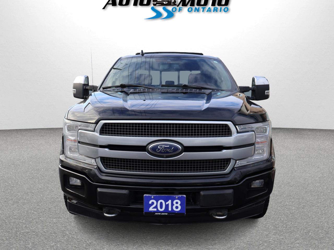 2018 Ford F-150 PLATINUM-FX4 4WD DIESEL CERTIFIED 360 CAMERA NAV BLUETOOTH LEATHER HEAT/COOL MASSAG SEATS P.ROOF CRUISE ALLOYS - Photo #2