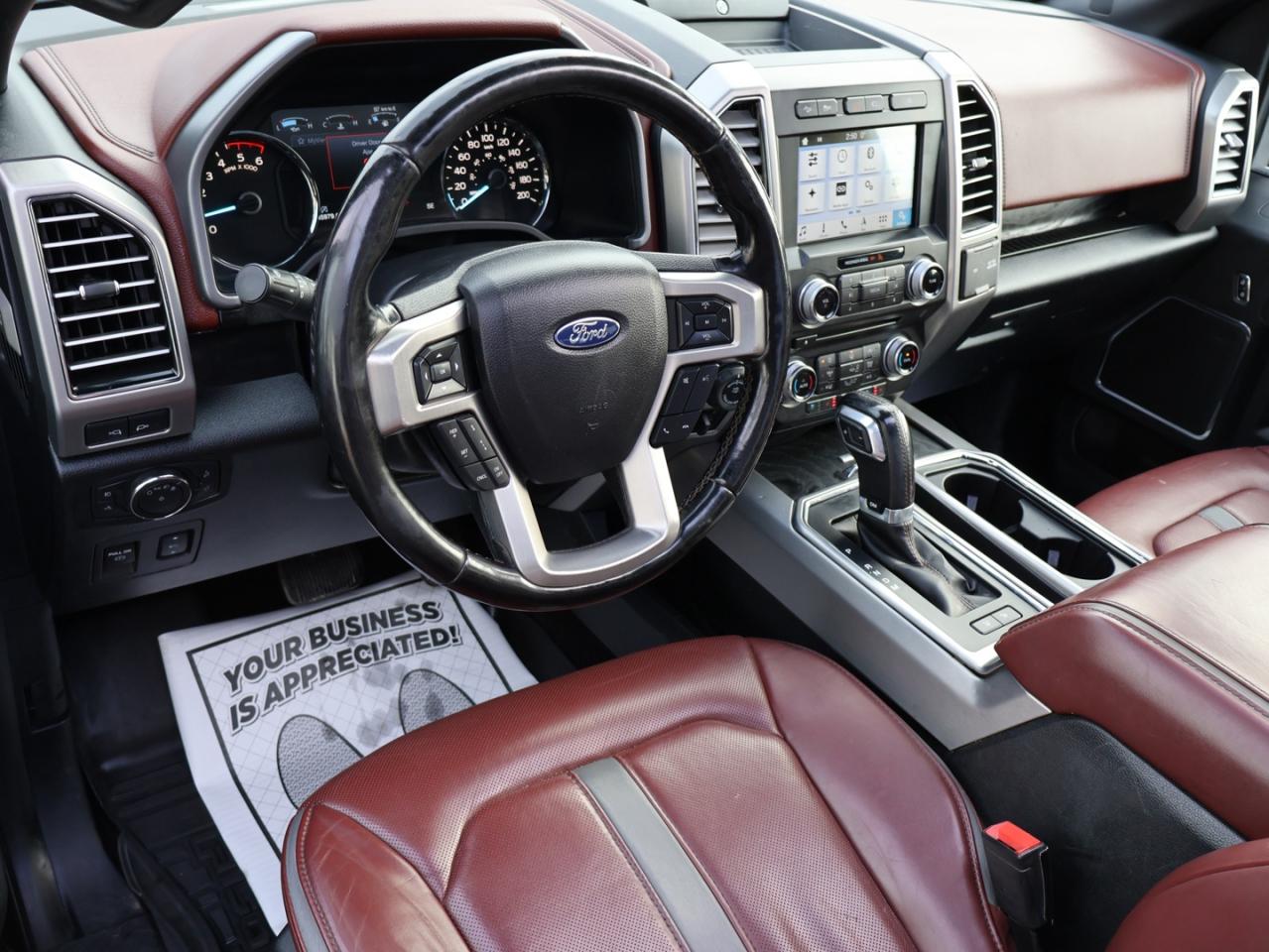 2018 Ford F-150 PLATINUM-FX4 4WD DIESEL CERTIFIED 360 CAMERA NAV BLUETOOTH LEATHER HEAT/COOL MASSAG SEATS P.ROOF CRUISE ALLOYS - Photo #8