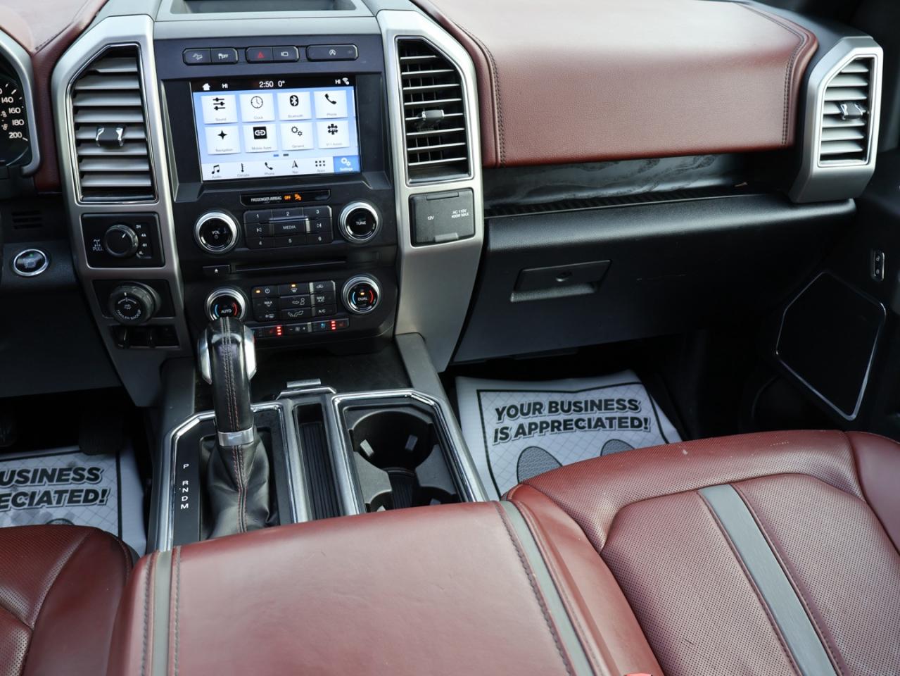 2018 Ford F-150 PLATINUM-FX4 4WD DIESEL CERTIFIED 360 CAMERA NAV BLUETOOTH LEATHER HEAT/COOL MASSAG SEATS P.ROOF CRUISE ALLOYS - Photo #10