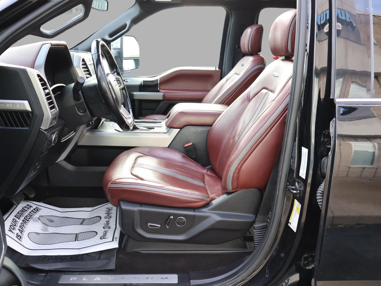 2018 Ford F-150 PLATINUM-FX4 4WD DIESEL CERTIFIED 360 CAMERA NAV BLUETOOTH LEATHER HEAT/COOL MASSAG SEATS P.ROOF CRUISE ALLOYS - Photo #14