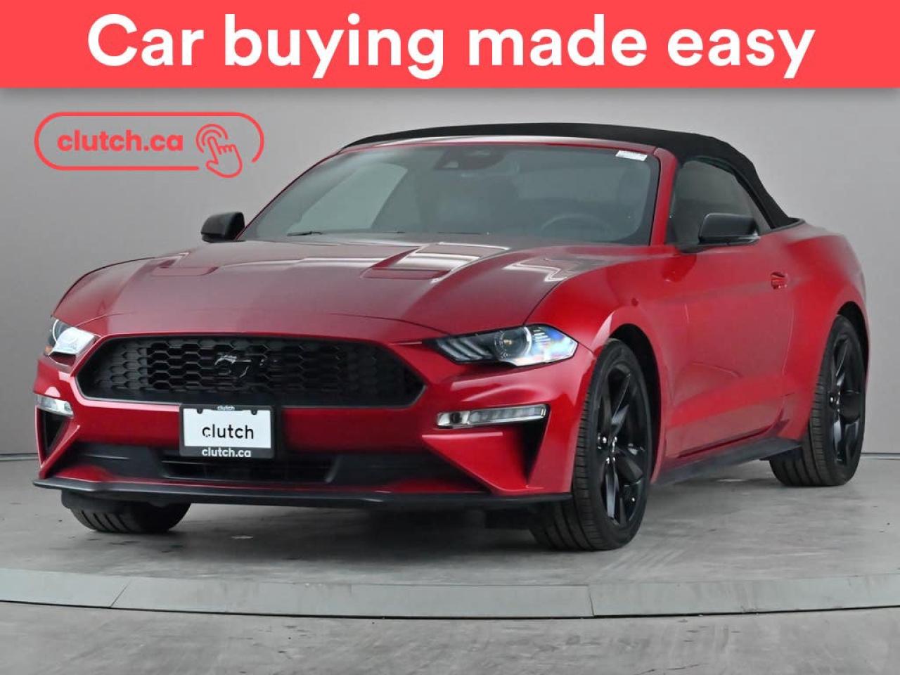 Used 2021 Ford Mustang EcoBoost Convertible w/ Apple CarPlay, Heated Front Seats, Rearview Cam for sale in Toronto, ON