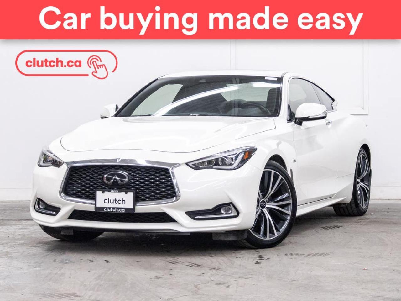 Used 2020 Infiniti Q60 LUXE AWD w/Apple CarPlay & Android Auto, Heated Front Seats, Backup Cam for sale in Toronto, ON