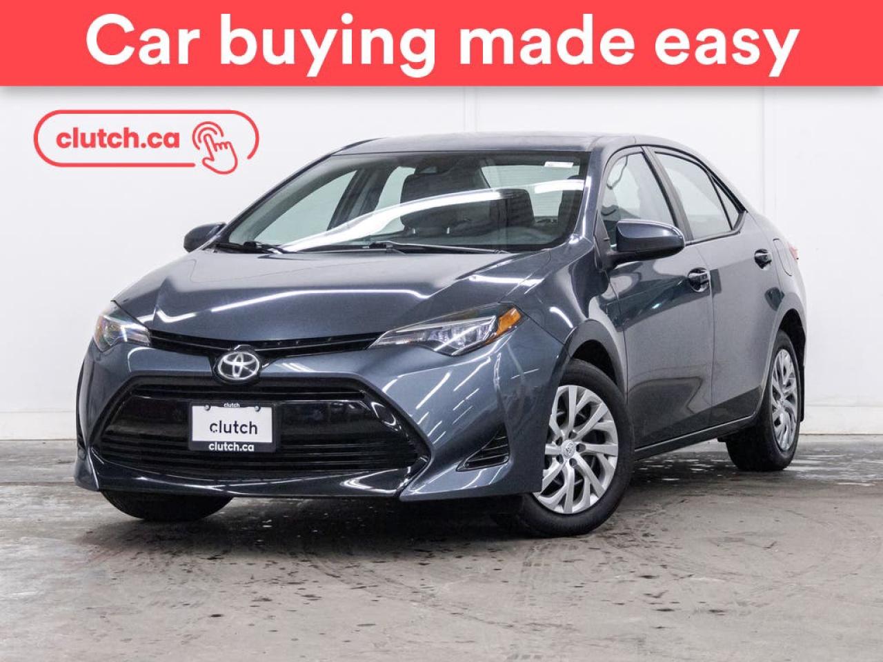 Used 2017 Toyota Corolla LE w/ Bluetooth Connection, Heated Front Seats, Rearview Camera for sale in Toronto, ON