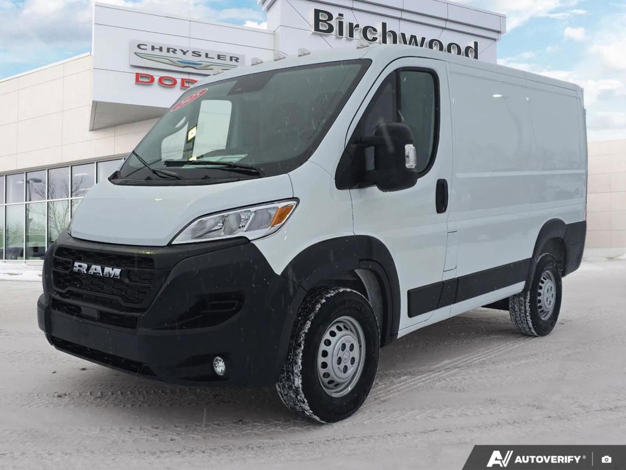 Used 2025 RAM 1500 ProMaster Tradesman w/Pas LR | New Vehicle | Cargo Partition | Wood Floor | for sale in Winnipeg, MB
