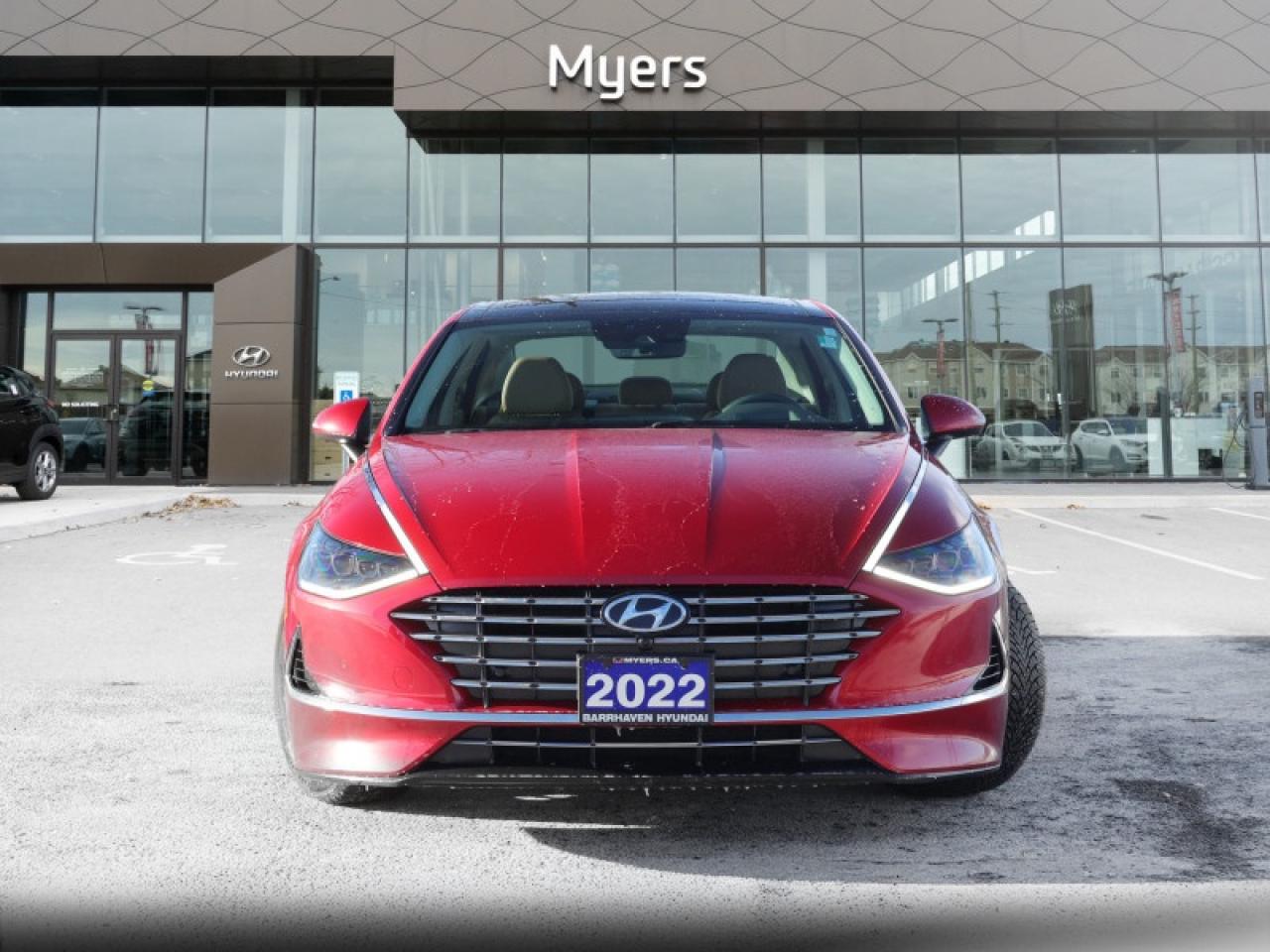 2022 Hyundai Sonata Hybrid Ultimate  - Leather Seats - $178 B/W Photo4