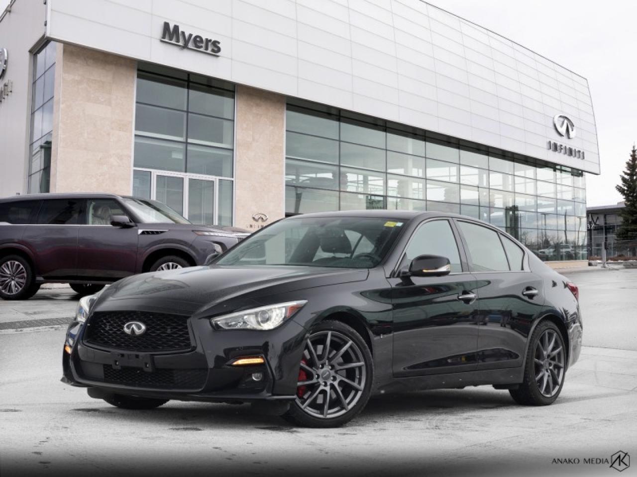 Used 2022 Infiniti Q50 Red Sport I-LINE ProACTIVE for sale in Ottawa, ON