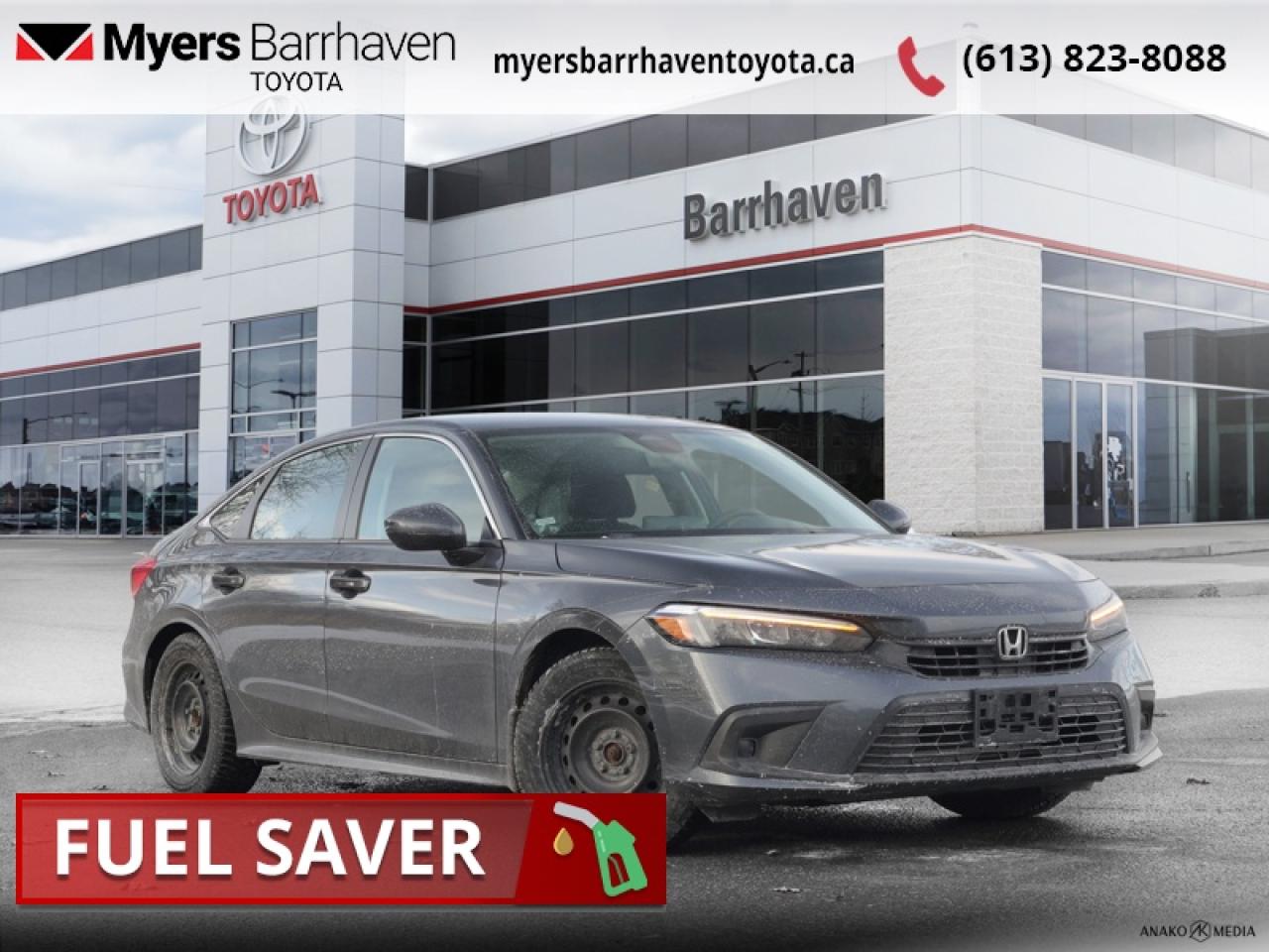 Used 2023 Honda Civic Sedan LX  - Heated Seats -  Apple CarPlay - $179 B/W for sale in Ottawa, ON