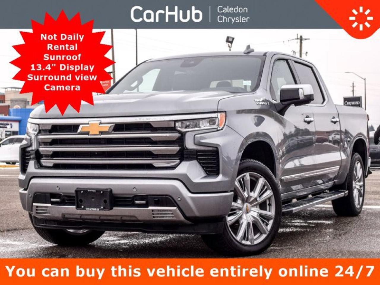 2023 Chevrolet Silverado 1500 High Country 4WD Crew Cab 147" 5.3L Leather Sunroof Photo0