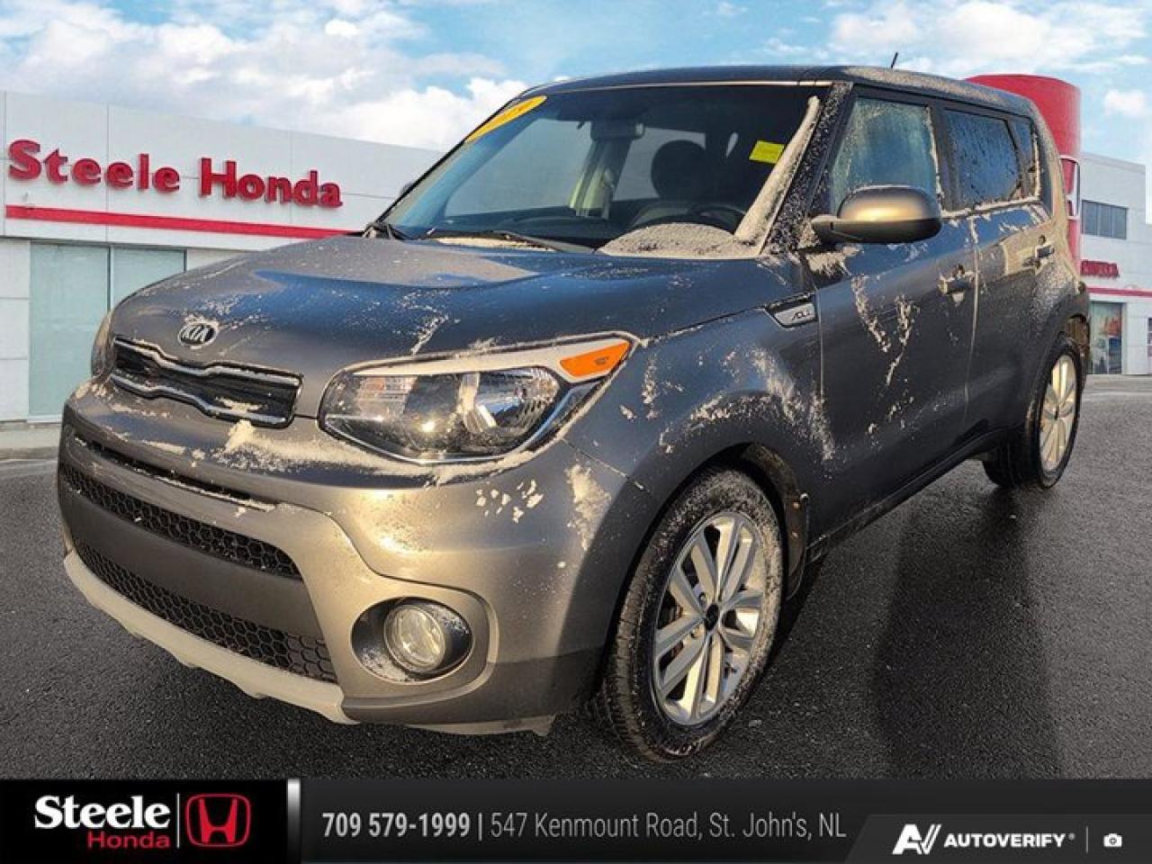 Recent Arrival!New Price!Certification Program Details: This Pre-owned vehicle has undergone a 150+ point inspection. Completed with a fresh oil change, Professional detail and full tank of gas. Free CARFAX provided. Backed by 30 day dealer guarantee.2019 Kia Soul Gray 4D Hatchback FWD I4 6-Speed AutomaticIf you are looking for a sporty sedan, truck, crossover or anything in between, you can be sure to get a great pre-owned vehicle at Steele Honda.Our Core Values are aligned with how we conduct business and how we cultivate success. We believe in doing the right thing, with integrity and transparency. We are committed to excellence and delivering the best experience for customers and employees.