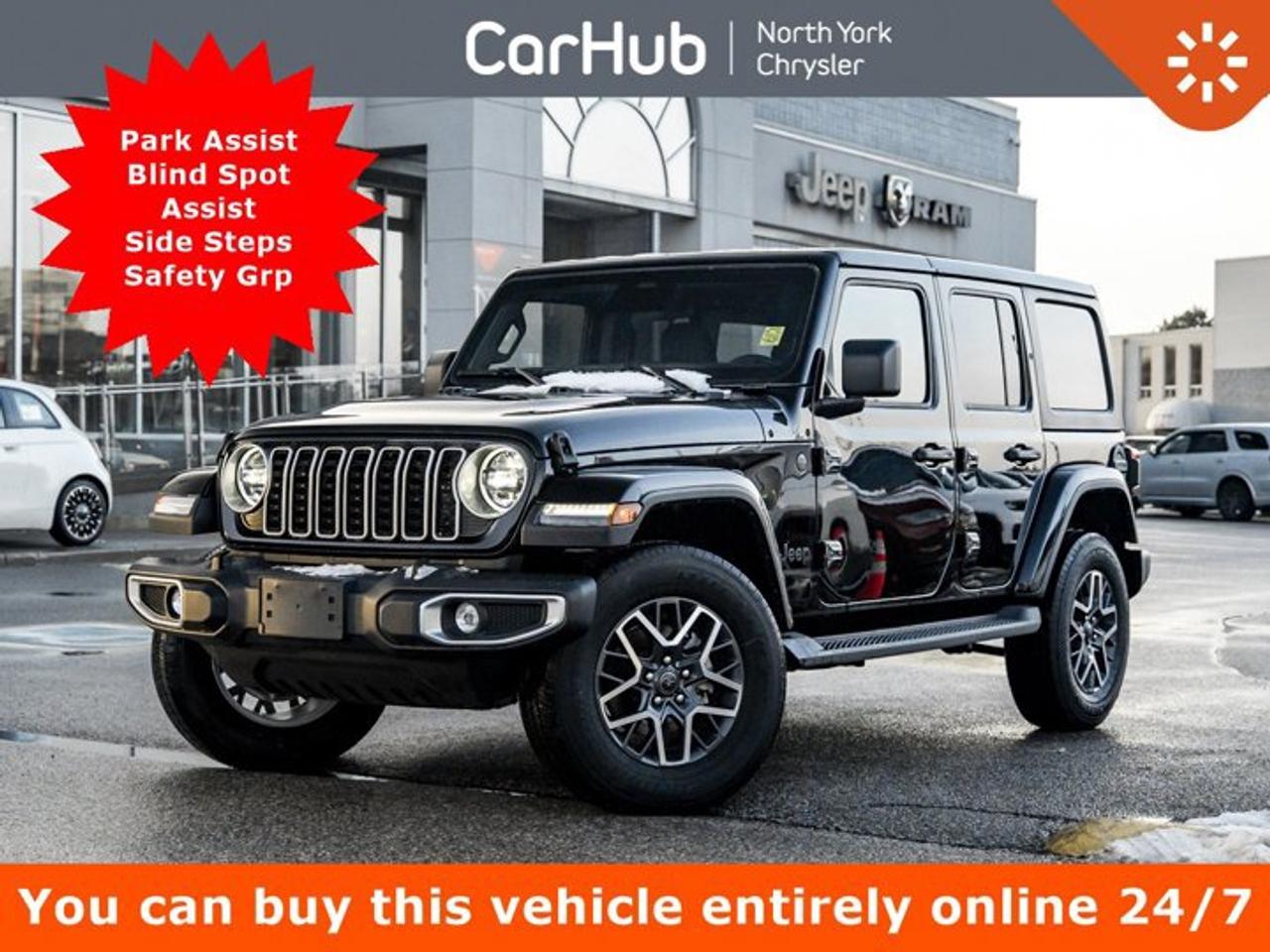 2025 Jeep Wrangler Sahara 4 Door Park Assist, Blind Spot, Side Steps, Safety Grp Photo0