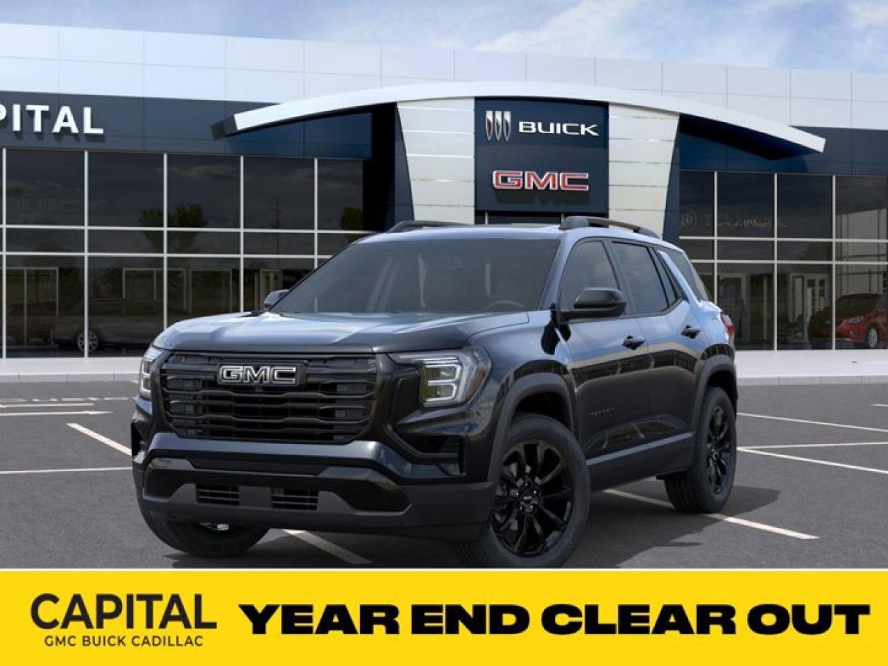 This 2026 GMC Terrain in Ebony Twilight Metallic is equipped with AWD and Turbocharged Gas I4 1.5L/-TBD- engine.From its striking C-shaped LED signature lighting to its stunning floating roof, this GMC Terrain has been refined on every level. With three distinctive options, every trim boasts its own distinctive grille that makes a lasting first impression and sets a bold tone for the rest of the vehicles exterior. Striking LED signature lighting on the taillamps complete Terrains bold design from front to back. Terrains interior seamlessly incorporates exterior design cues to create a cohesive look. Youll find a combination of bold styling, first-class comfort and plenty of space proving its as much about refinement as it is utility. Terrains interior features a standard leather wrapped steering wheel, real aluminum trim and soft-touch materials to enhance your driving experience and maximize comfort for both you and your passengers. A front-to-back flat load floor includes new fold-flat front-passenger and second-row seats so you can quickly go from accommodating people to utilizing every inch of cargo space. The GMC Terrain small SUV is engineered to meet the challenges drivers face every day  from various road surfaces to unexpected conditions. Advanced technology such as the Traction Select system allows you to switch between drive modes to make real-time adjustments based on those ever-changing driving situations. Terrain offers an available suite of intuitive driver-assist and safety technologies  so you can move with confidence in any direction.Check out this vehicles pictures, features, options and specs, and let us know if you have any questions. Helping find the perfect vehicle FOR YOU is our only priority.P.S...Sometimes texting is easier. Text (or call) 306-801-9090 for fast answers at your fingertips!Dealer License #914248Disclaimer: All prices are plus taxes & fees. See dealer for Details. Dealer Permit # 914248 See dealer for Details.