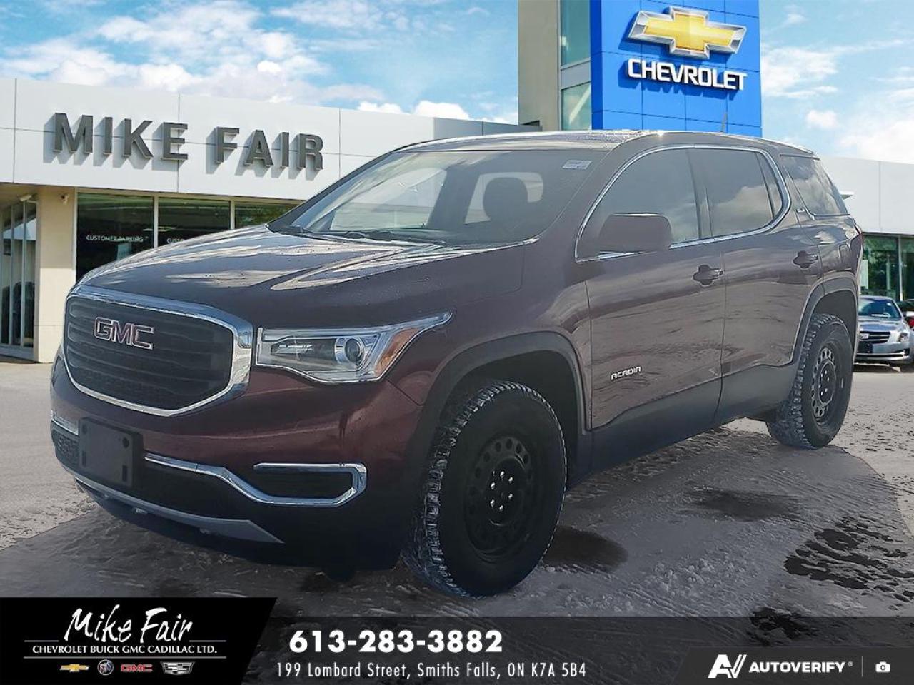 Used 2018 GMC Acadia SLE-1 Dual Zone Climate Control, bluetooth, Android/Apple CarPlay, back up camera for sale in Smiths Falls, ON