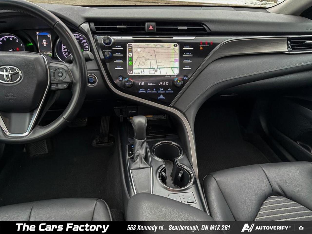 2019 Toyota Camry SE Only 81,114 km! Leather,Sunroof,Apple CarPlay! - Photo #17