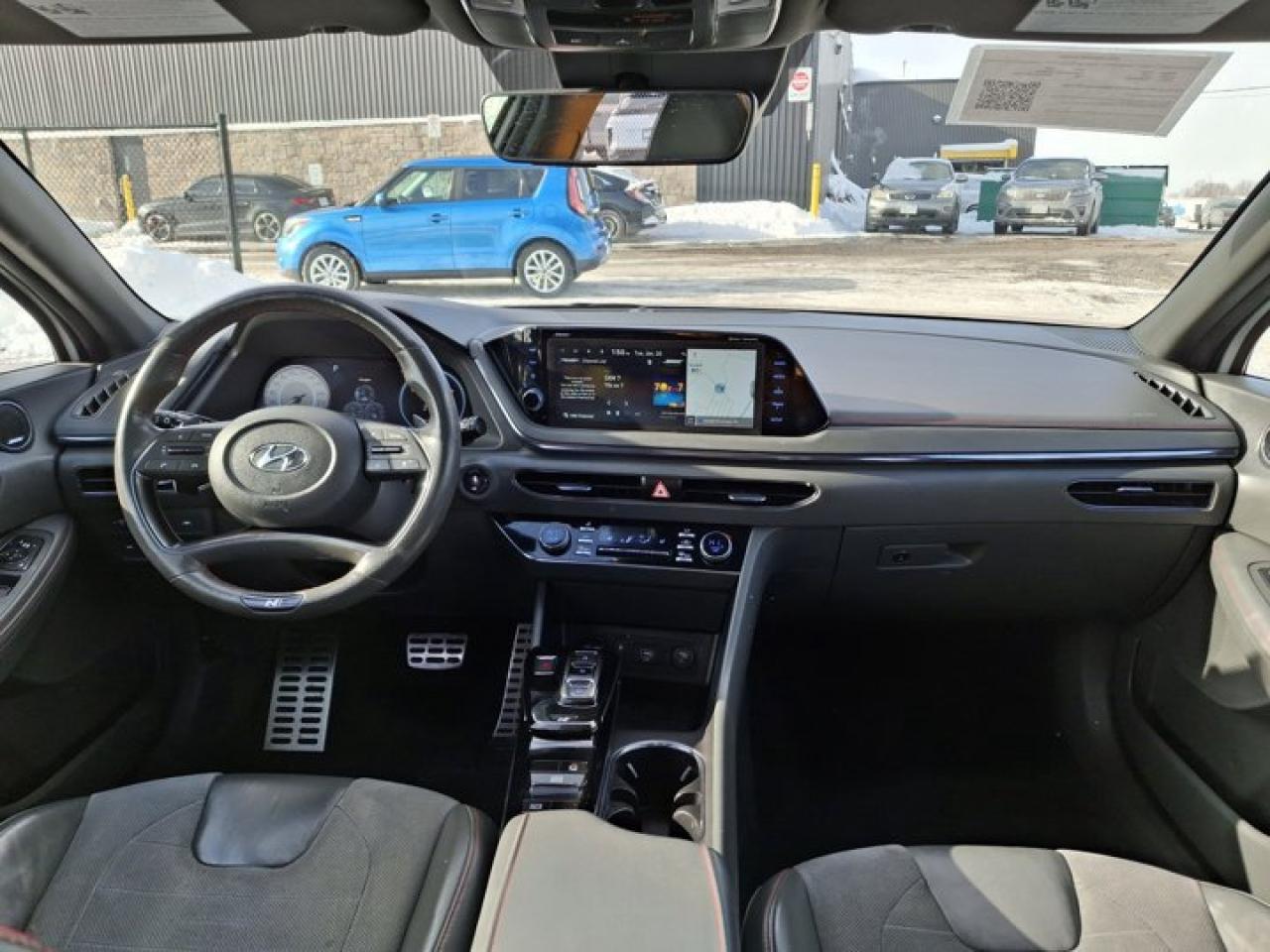 2022 Hyundai Sonata N Line | Pano Roof | Leather | Heated Seats + Steering | Remote Start | Adaptive Cruise | and More ! Photo