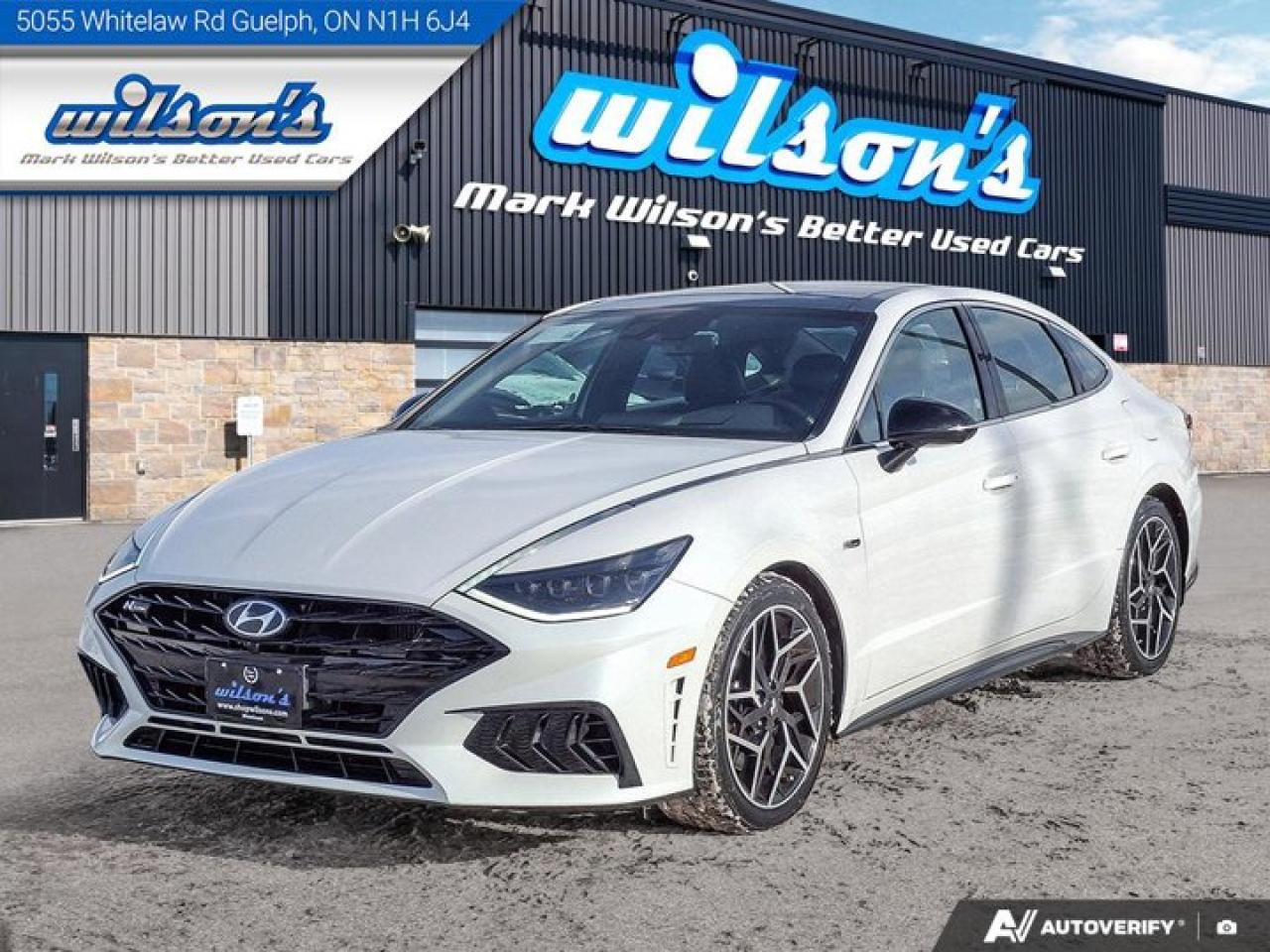 2022 Hyundai Sonata N Line | Pano Roof | Leather | Heated Seats + Steering | Remote Start | Adaptive Cruise | and More ! Photo0