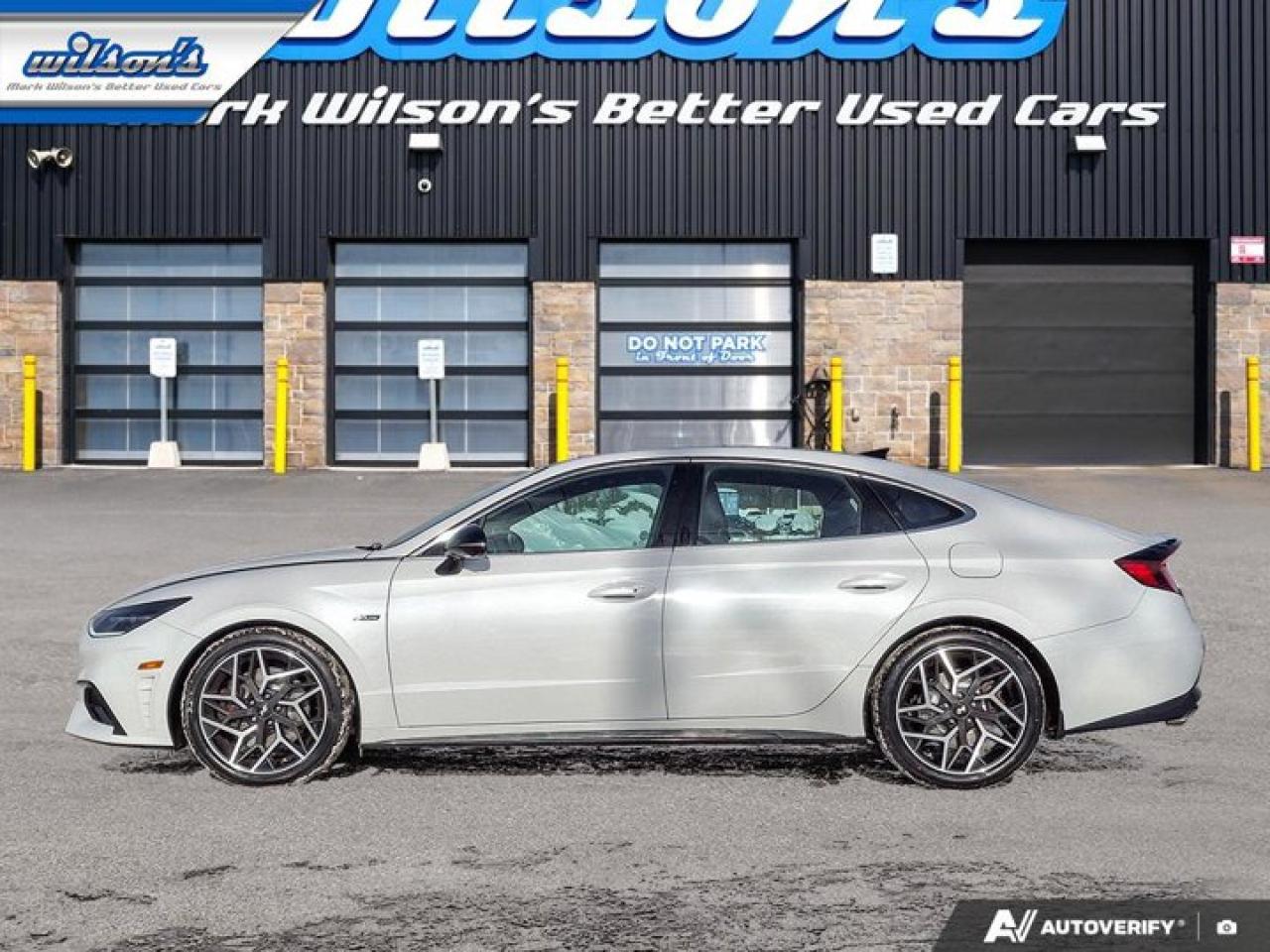 2022 Hyundai Sonata N Line | Pano Roof | Leather | Heated Seats + Steering | Remote Start | Adaptive Cruise | and More ! Photo