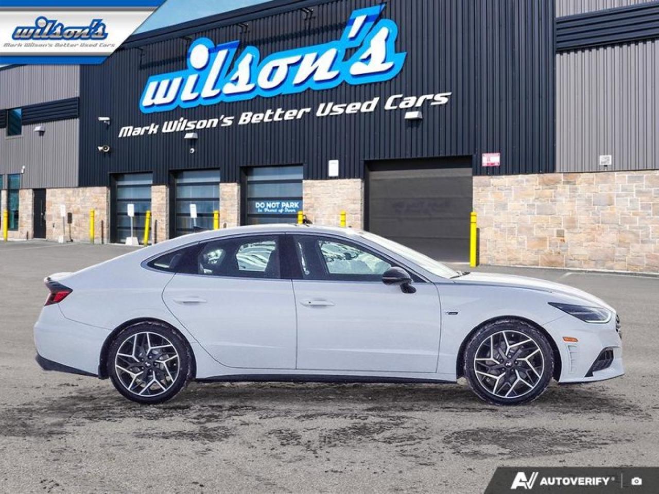 2022 Hyundai Sonata N Line | Pano Roof | Leather | Heated Seats + Steering | Remote Start | Adaptive Cruise | and More ! Photo