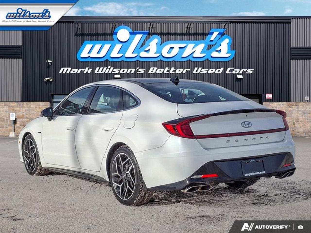 2022 Hyundai Sonata N Line | Pano Roof | Leather | Heated Seats + Steering | Remote Start | Adaptive Cruise | and More ! Photo