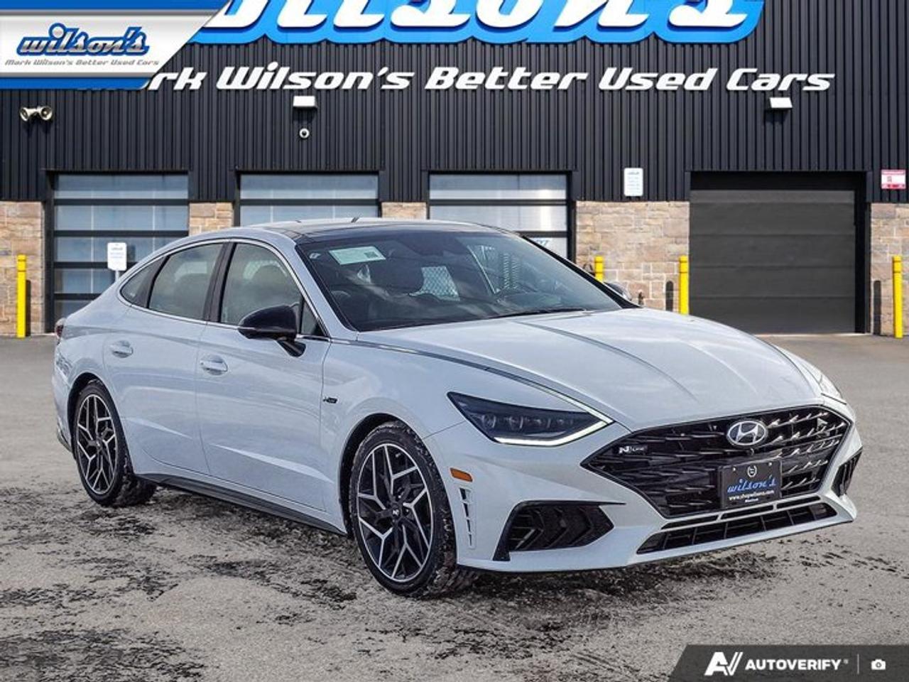 2022 Hyundai Sonata N Line | Pano Roof | Leather | Heated Seats + Steering | Remote Start | Adaptive Cruise | and More ! Photo