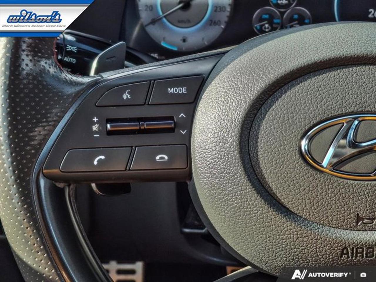 2022 Hyundai Sonata N Line | Pano Roof | Leather | Heated Seats + Steering | Remote Start | Adaptive Cruise | and More ! Photo