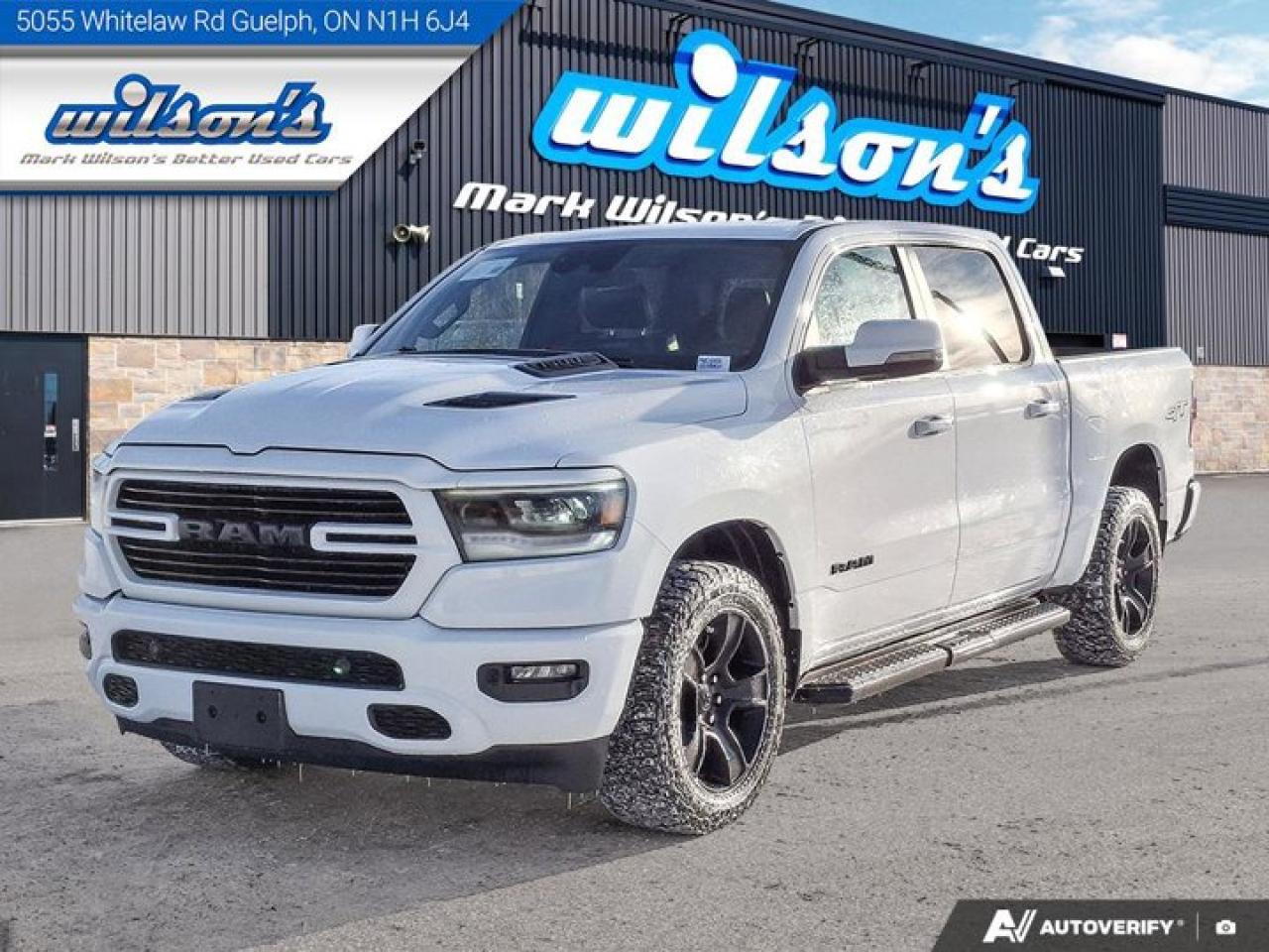 2023 RAM 1500 Sport Crew 4X4 | Hemi | GT Pkg | 3.92 Ratio | Leather | Cooled + Heated Seats | Remote Start & More! Photo0