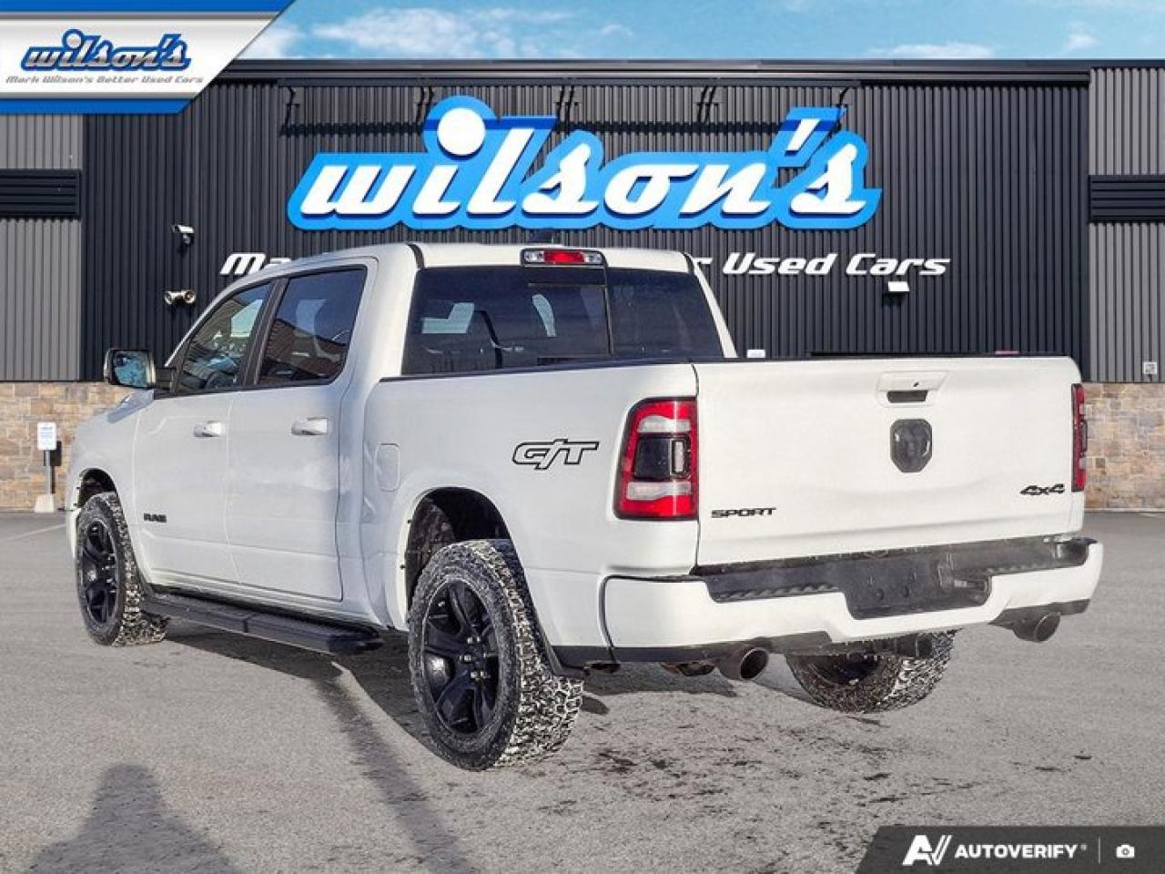 2023 RAM 1500 Sport Crew 4X4 | Hemi | GT Pkg | 3.92 Ratio | Leather | Cooled + Heated Seats | Remote Start & More! Photo2