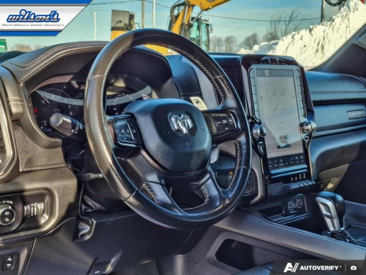 2023 RAM 1500 Sport Crew 4X4 | Hemi | GT Pkg | 3.92 Ratio | Leather | Cooled + Heated Seats | Remote Start & More! Photo