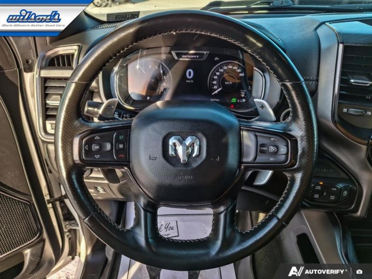 2023 RAM 1500 Sport Crew 4X4 | Hemi | GT Pkg | 3.92 Ratio | Leather | Cooled + Heated Seats | Remote Start & More! Photo